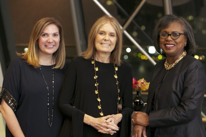 Stacy Malone, Gloria Steinem, and Anita Hill