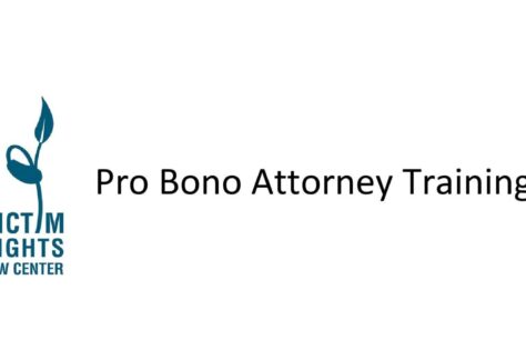 Victim Rights Law Center Pro Bono Attorney Training