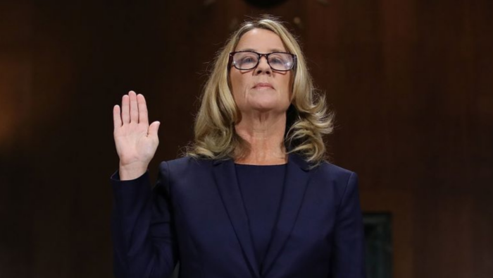 Dr. Christine Blasey Ford Testifying in Court.